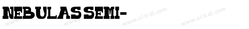 Nebulas Semi字体转换